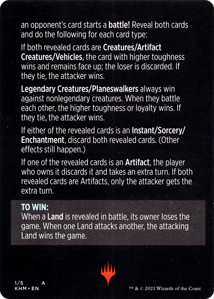 Base Race // Base Race (cont'd) (MKHM-001) - Kaldheim Minigames