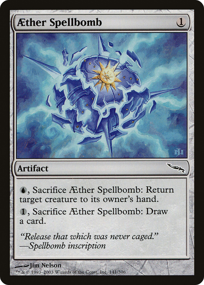 Aether Spellbomb (MRD-141) - Mirrodin Foil
