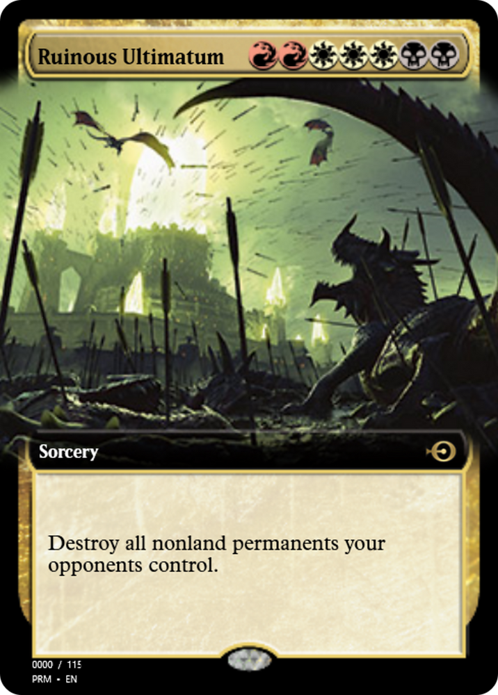 Ruinous Ultimatum (PRM-80893) - Magic Online Promos Foil