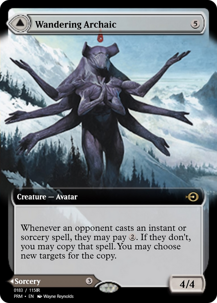 Wandering Archaic // Explore the Vastlands (PRM-90338) - Magic Online Promos