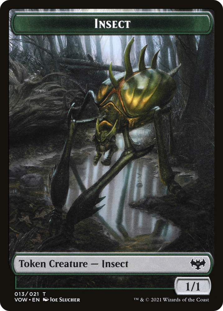 Insect Token (VOW-013) - Innistrad: Crimson Vow Tokens Foil