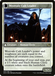 Hanweir Militia Captain // Westvale Cult Leader (PRE-021) - Shadows over Innistrad Promos: (Double Faced Transform) Foil