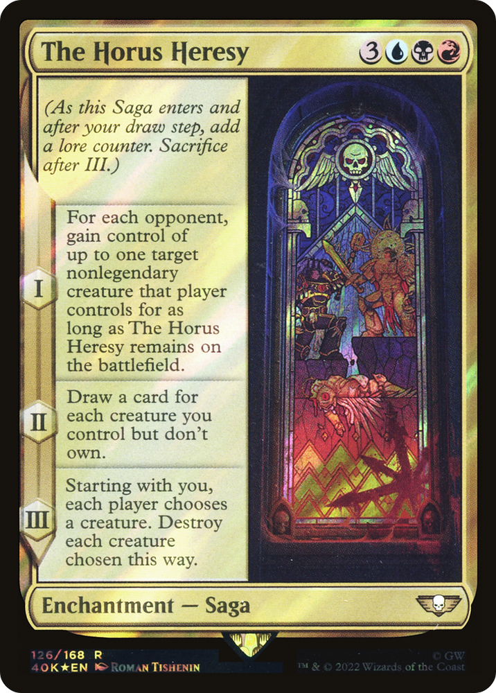 The Horus Heresy (Surge Foil) (40K-126★) - Warhammer 40,000 Commander Foil
