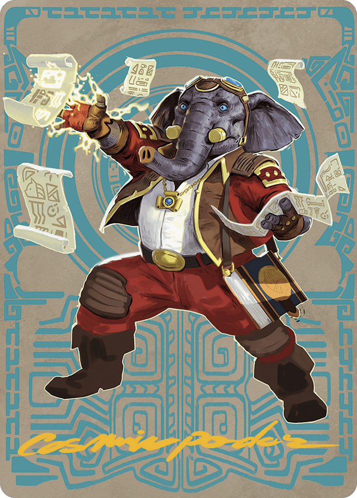 Quintorius Kand // Quintorius Kand (ALCI-065) - The Lost Caverns of Ixalan Art Series (Borderless) Foil