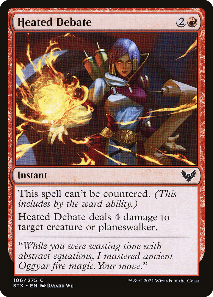 Heated Debate (STX-106) - Strixhaven: School of Mages Foil
