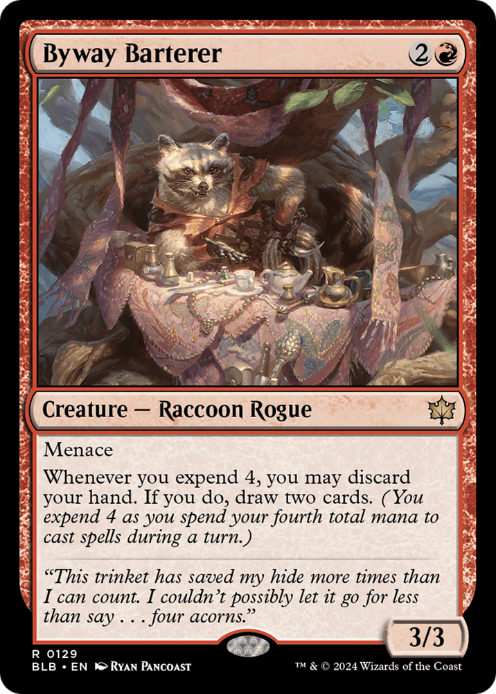 Byway Barterer (BLB-129) - Bloomburrow Foil