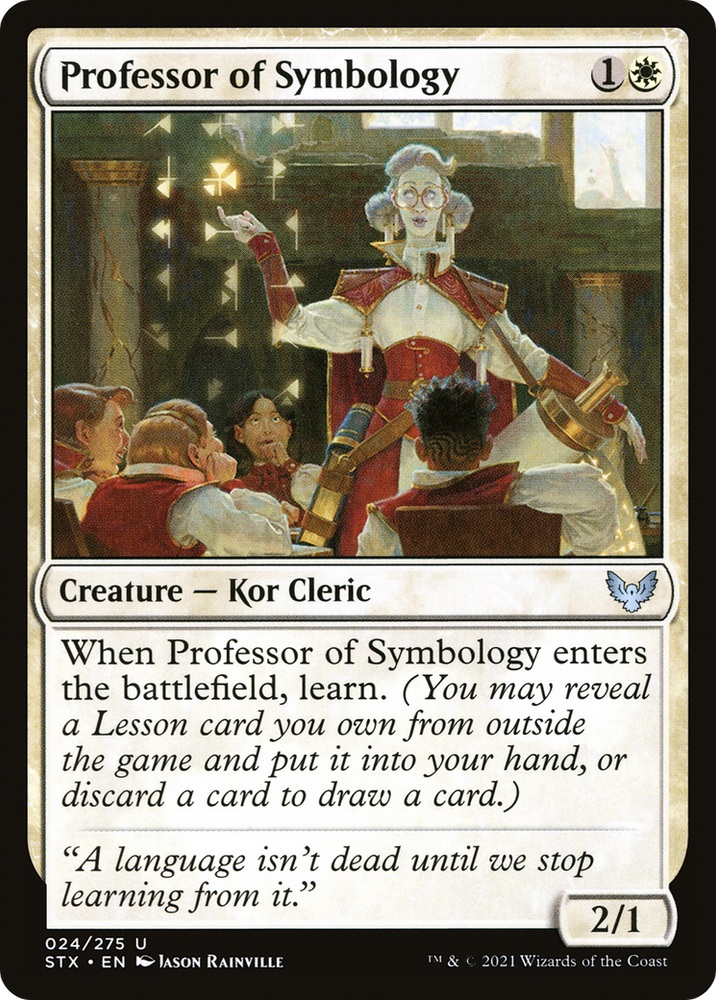 Professor of Symbology (STX-024) - Strixhaven: School of Mages Foil