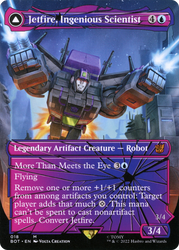 Jetfire, Ingenious Scientist (Shattered Glass) (BOT-018) - Transformers: (convertdfc, shatteredglass) (Borderless) Foil