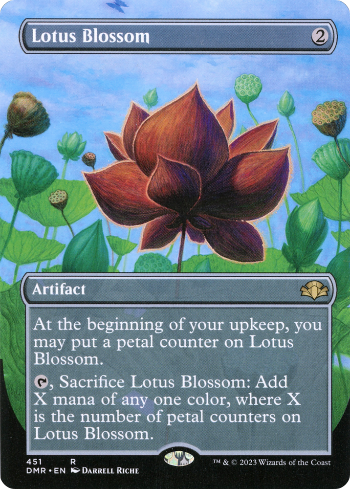 Lotus Blossom (Borderless) (DMR-451) - Dominaria Remastered (Borderless) Foil