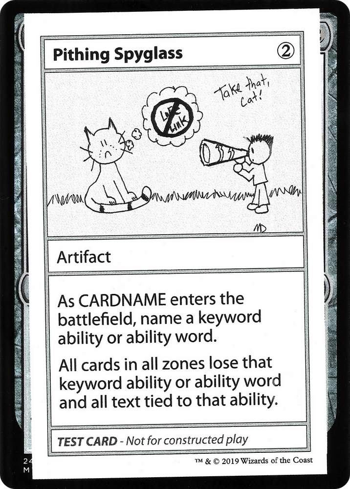 Pithing Spyglass (No PW Symbol) (CMB1-108) - Mystery Booster Playtest Cards 2021