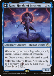 Rona, Herald of Invasion (MOM-075) - March of the Machine Foil