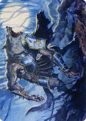 Moonrage Brute // Moonrage Brute (AMID-014) - Midnight Hunt Art Series (Borderless) Foil