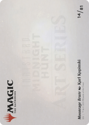 Moonrage Brute // Moonrage Brute (AMID-014) - Midnight Hunt Art Series (Borderless) Foil