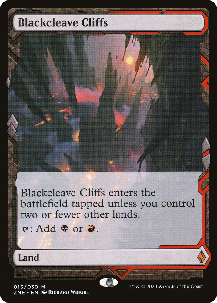 Blackcleave Cliffs (ZNE-013) - Zendikar Rising Expeditions Foil