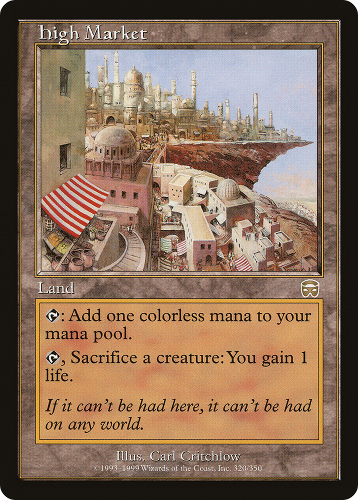 High Market (MMQ-320) - Mercadian Masques