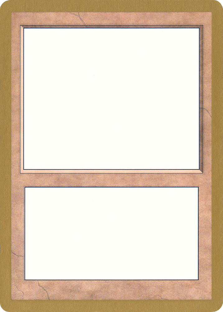 Blank Card (WCD-) - World Championship Decks 1999