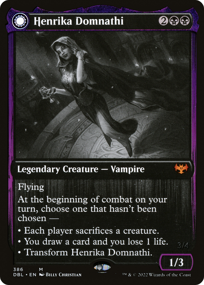 Henrika Domnathi (DBL-386) - Innistrad: Double Feature: (Double Faced Transform)