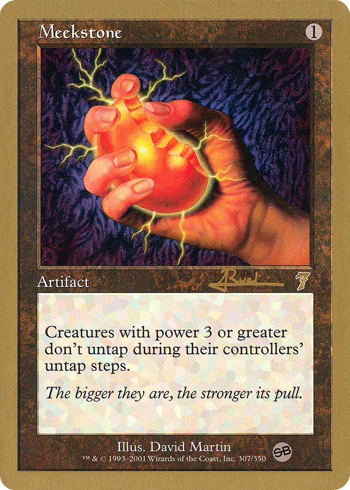 Meekstone - 2001 Antoine Ruel (7ED) (SB) (WCD-AR307SB) - World Championship Decks 2001