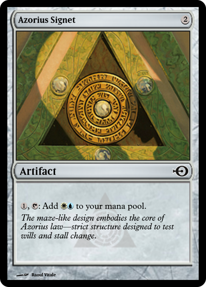 Azorius Signet (PRM-62395) - Magic Online Promos Foil