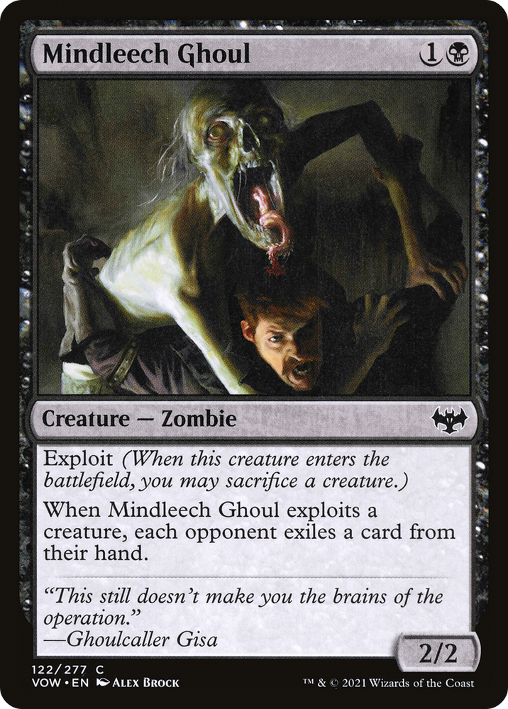 Mindleech Ghoul (VOW-122) - Innistrad: Crimson Vow Foil