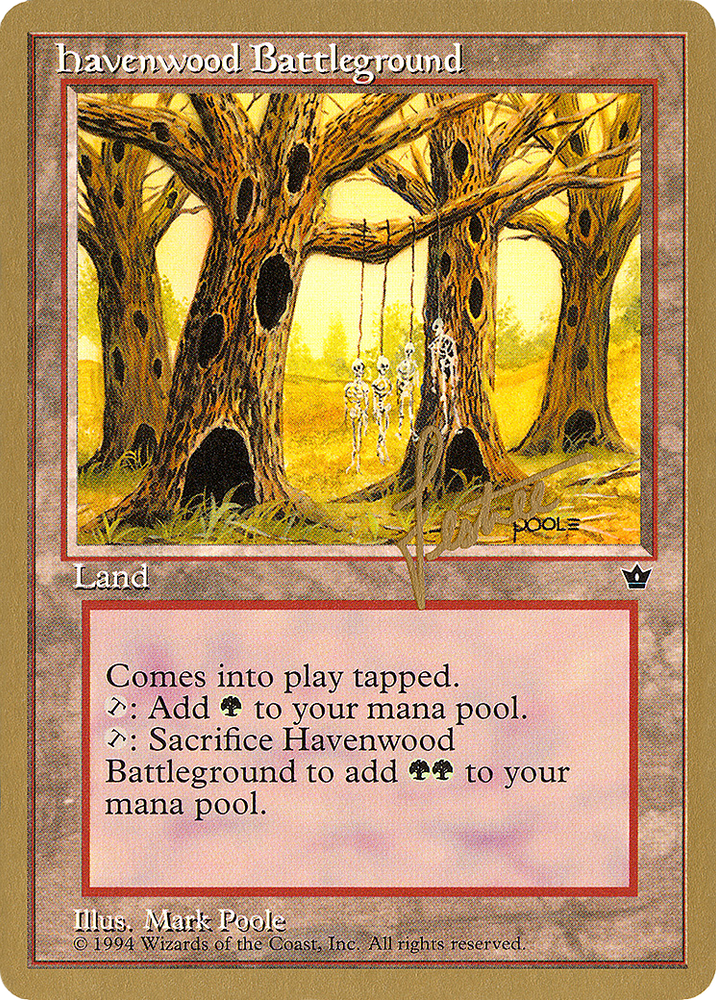 Havenwood Battleground - 1996 Bertrand Lestree (FEM) (WCD-BL96) - Pro Tour Collector Set