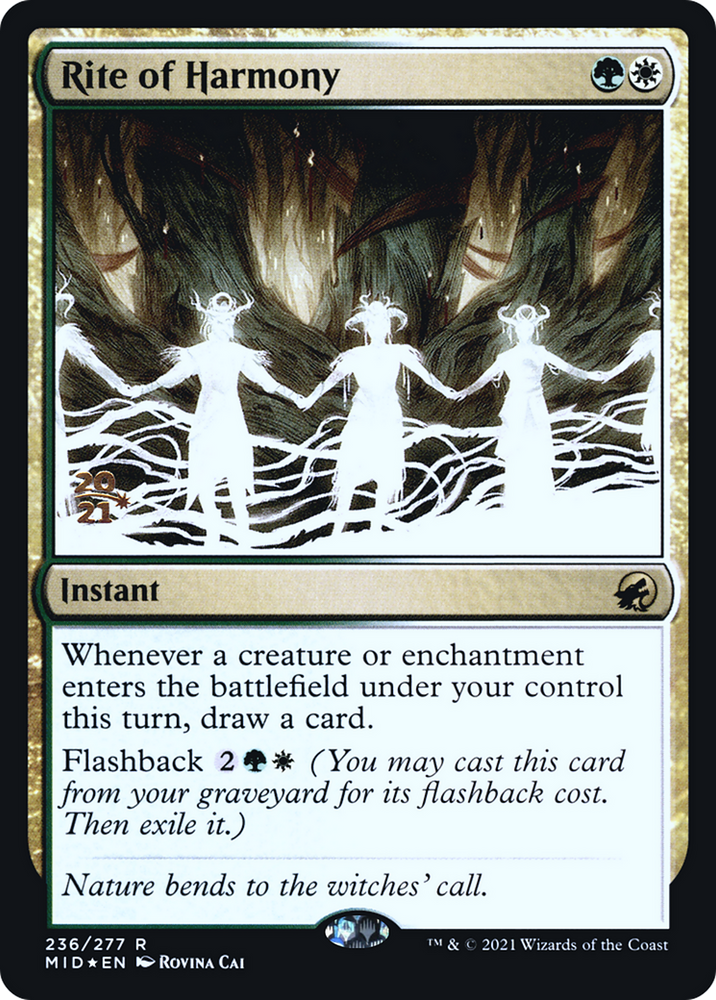Rite of Harmony (PRE-236) - Innistrad: Midnight Hunt Promos Foil