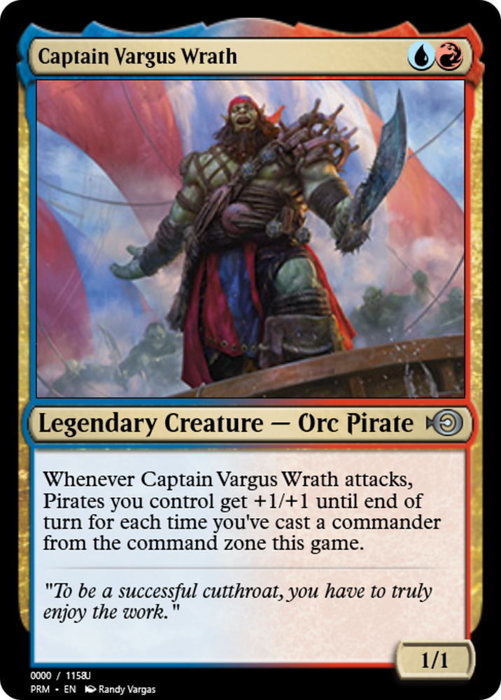 Captain Vargus Wrath (PRM-86282) - Magic Online Promos Foil
