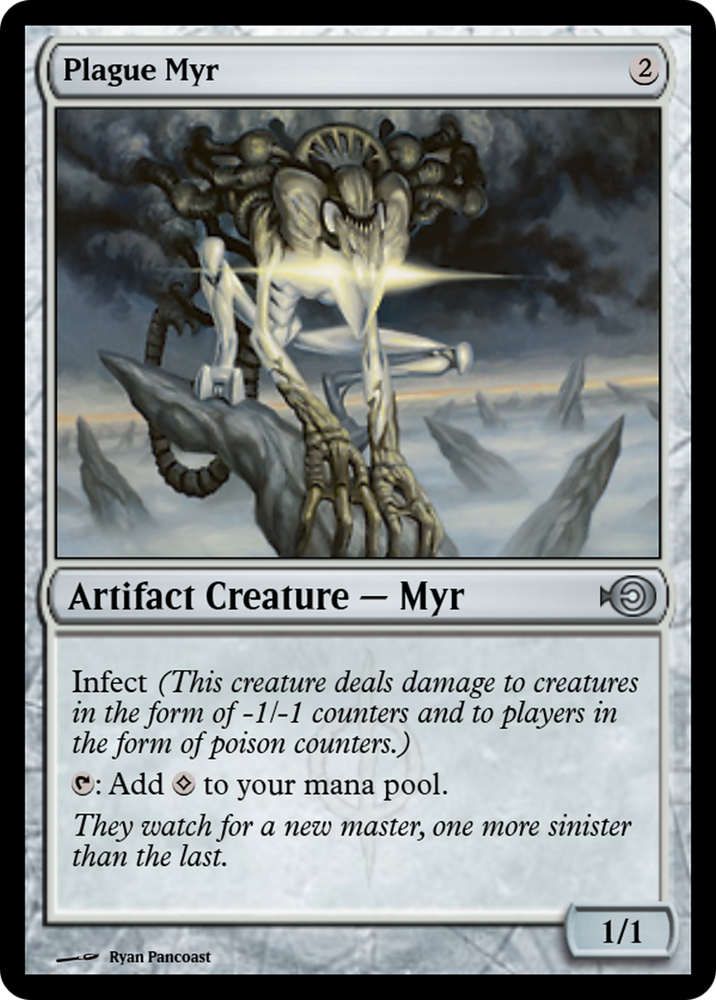 Plague Myr (PRM-39640) - Magic Online Promos Foil
