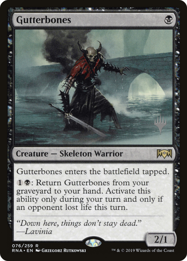 Gutterbones (PPM20-76P) - Ravnica Allegiance Promos