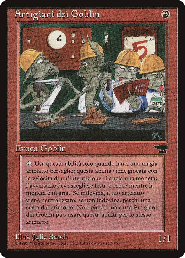 Goblin Artisans (Italian) - "Artigiani dei Goblin" (REN-079) - Rinascimento