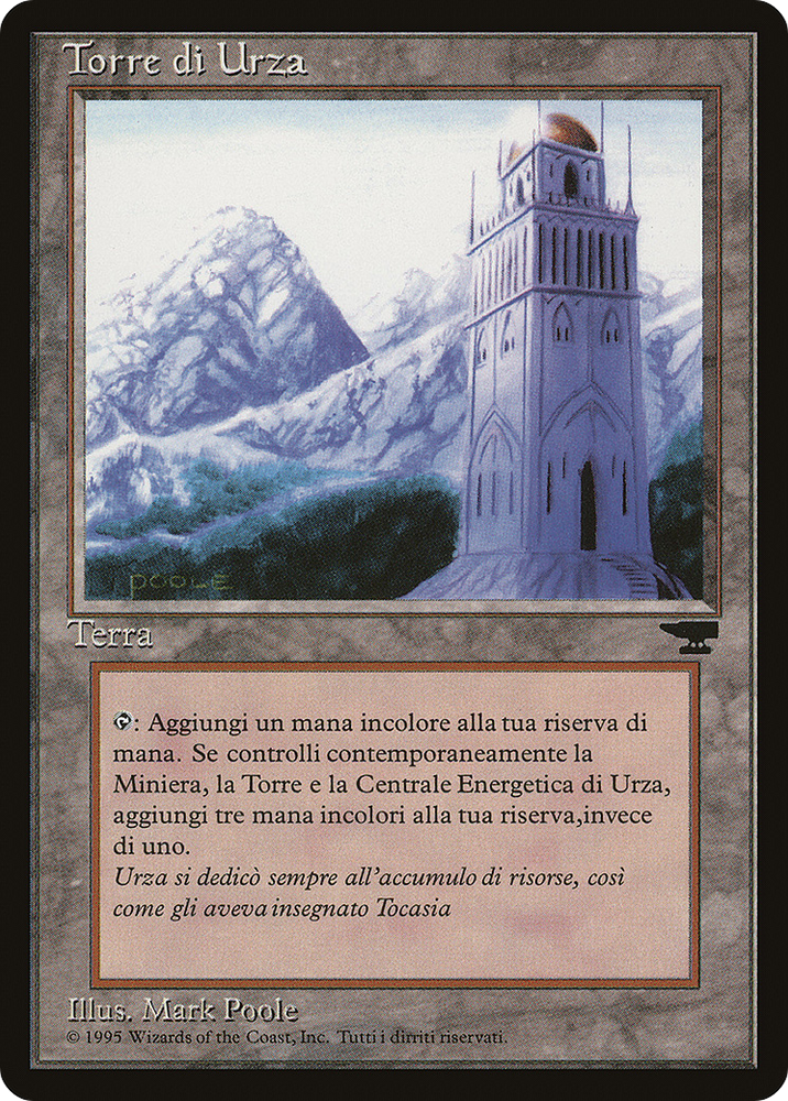 Urza's Tower (Plains) (Italian) - "Torre di Urza" (REN-184) - Rinascimento