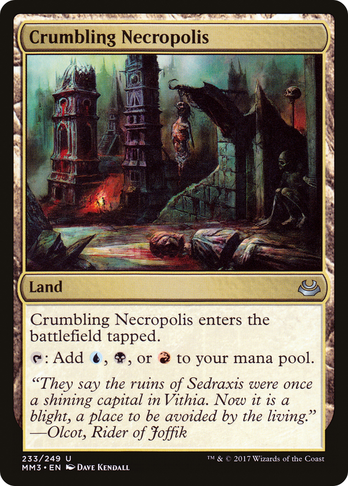 Crumbling Necropolis (MM3-233) - Modern Masters 2017
