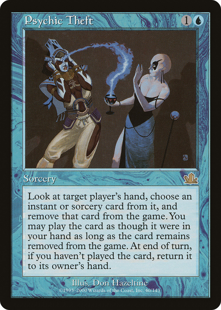 Psychic Theft (PCY-040) - Prophecy Foil