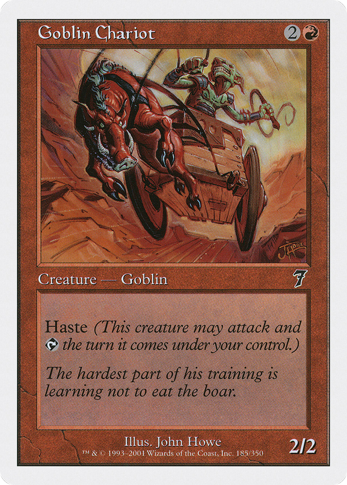 Goblin Chariot (7ED-185) - Seventh Edition