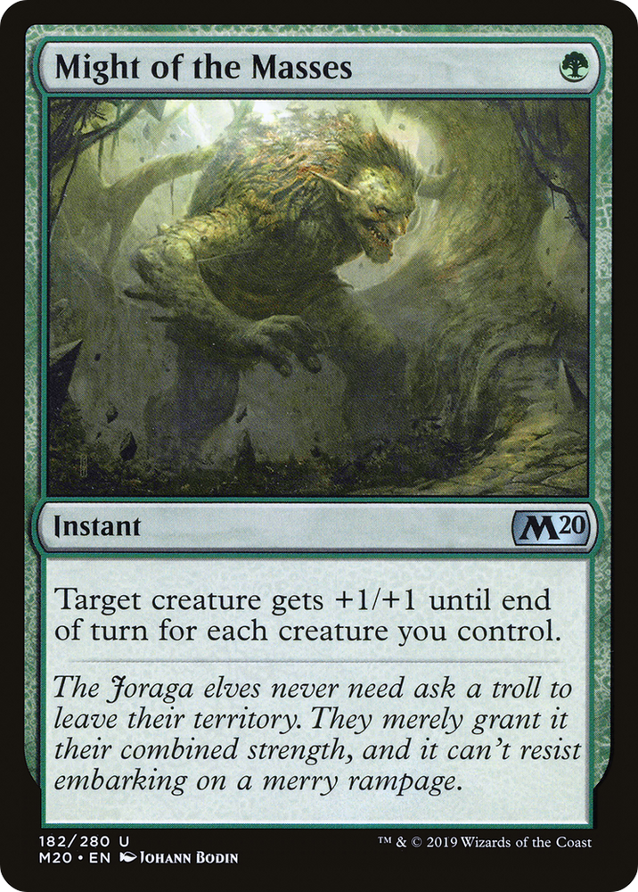 Might of the Masses (M20-182) - Core Set 2020