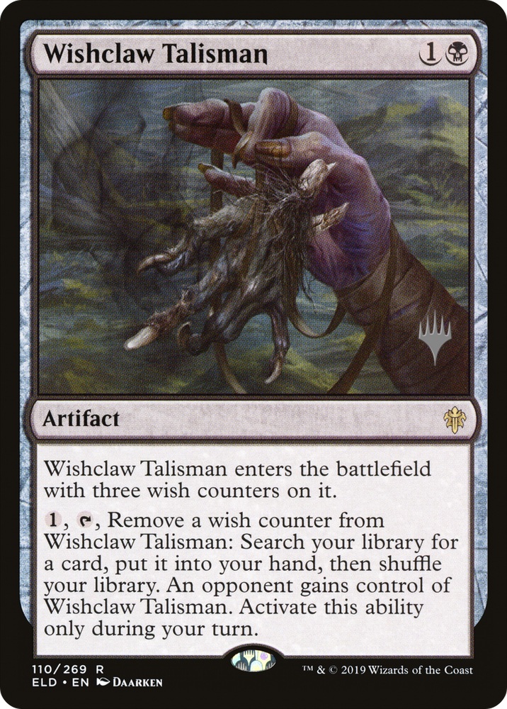 Wishclaw Talisman (PPELD-110P) - Throne of Eldraine Promos Foil