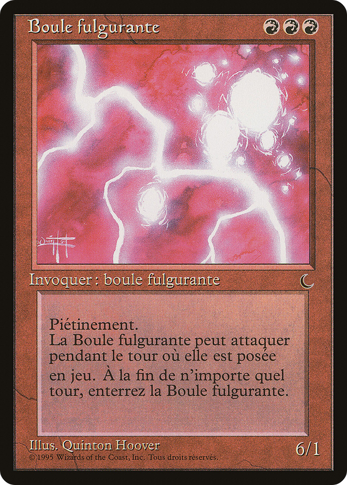 Ball Lightning (French) - "Boule fulgurante" (REN-073) - Renaissance