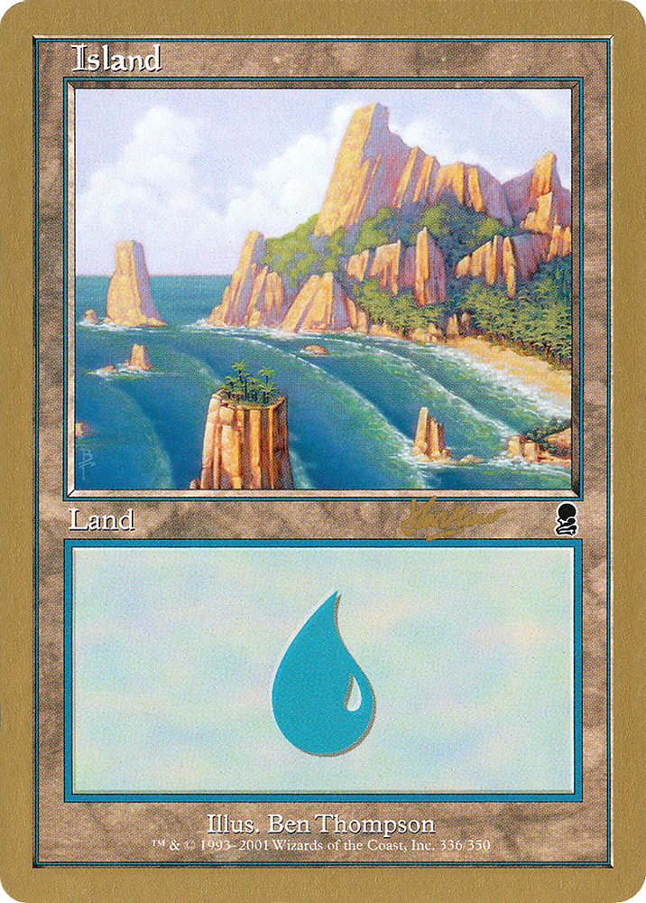 Island (336) - 2002 Sim Han How (ODY) (WCD-SHH336A) - World Championship Decks 2002