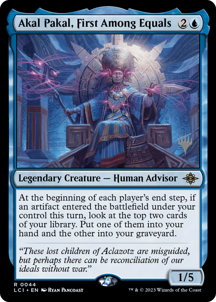 Akal Pakal, First Among Equals (PPLCI-044) - The Lost Caverns of Ixalan Promos Foil