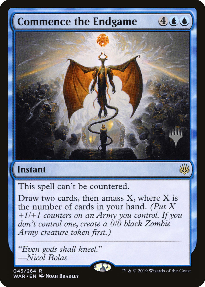 Commence the Endgame (PPELD-45P) - War of the Spark Promos