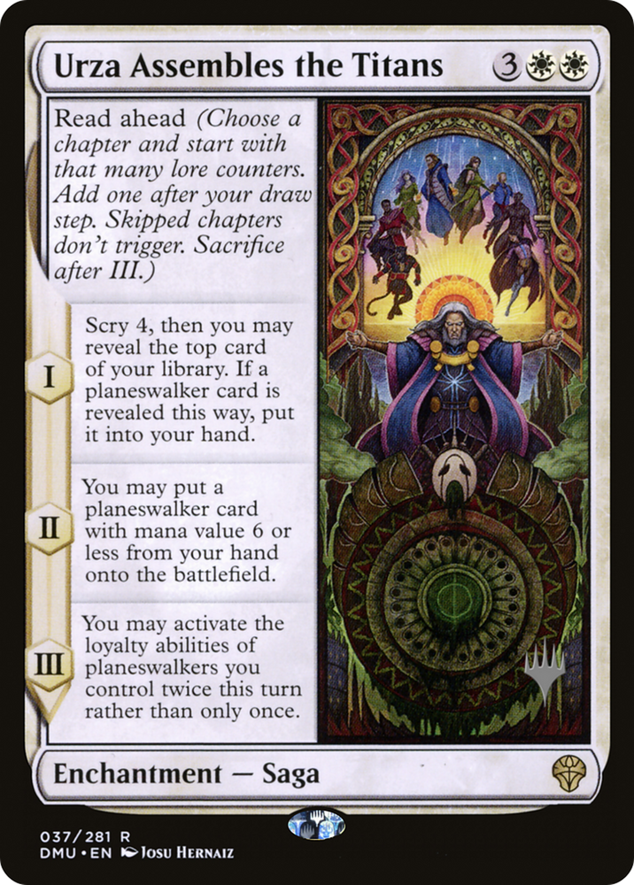 Urza Assembles the Titans (PPDMU-37P) - Dominaria United Promos