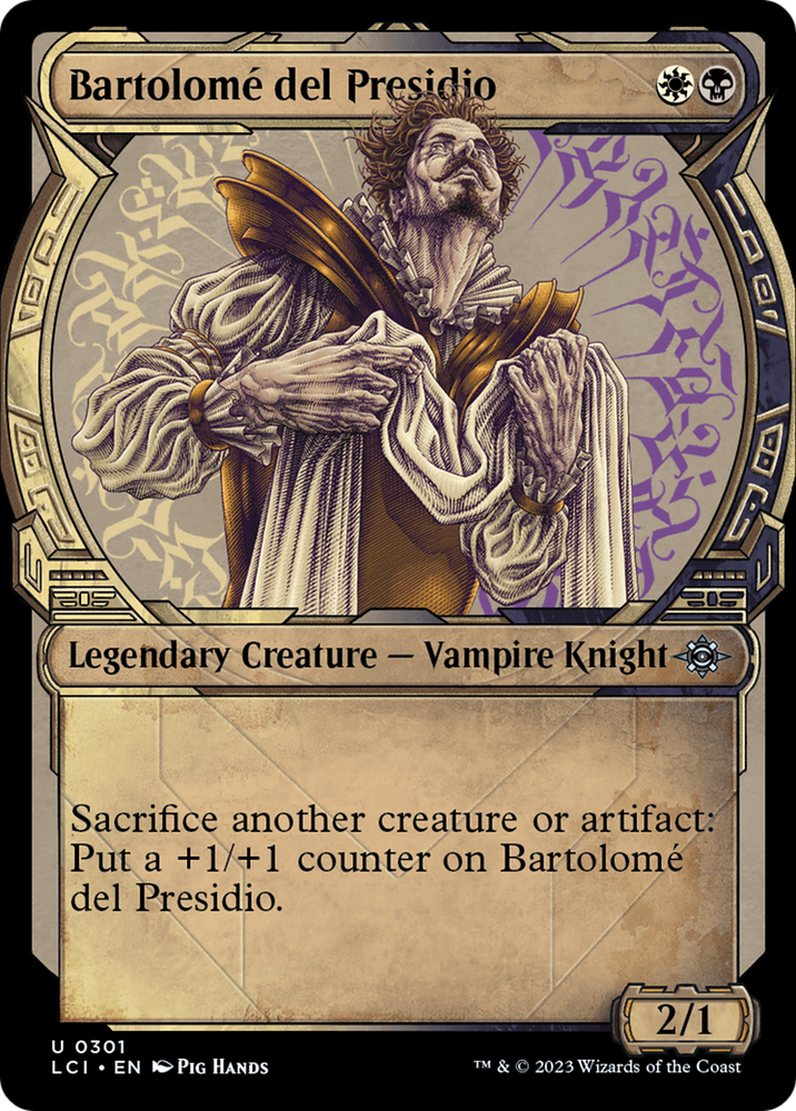 Bartolome del Presidio (Showcase) (LCI-301) - The Lost Caverns of Ixalan: (Showcase) Foil