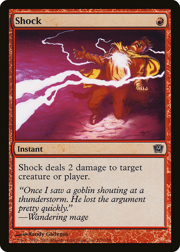 Shock (9ED-220★) - Ninth Edition Foil