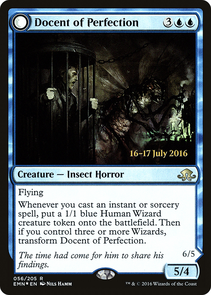 Docent of Perfection (PRE-056) - Eldritch Moon Promos: (mooneldrazidfc) Foil