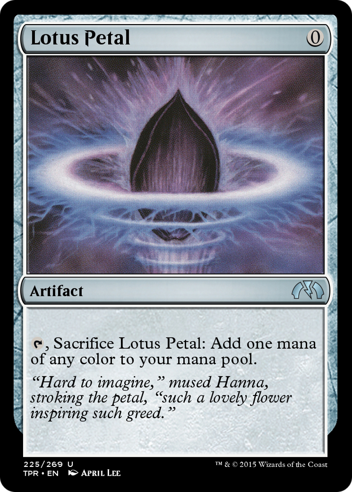 Lotus Petal (TPR-225) - Tempest Remastered Foil