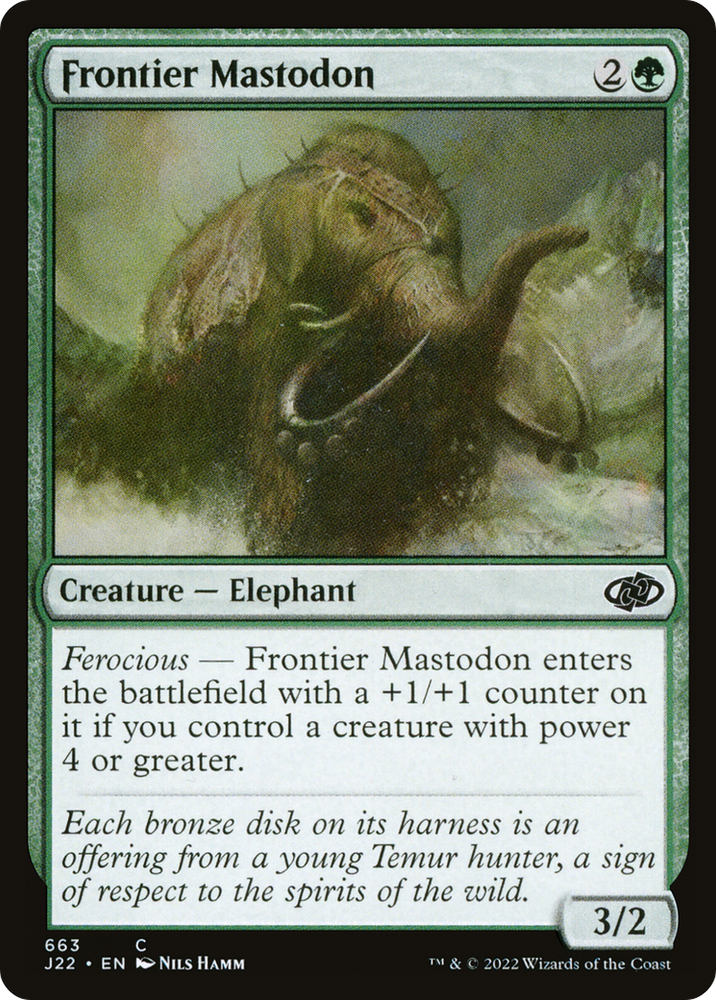 Frontier Mastodon (J22-663) - Jumpstart 2022