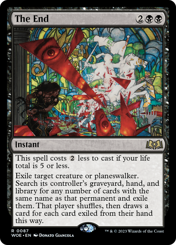 The End (PPWOE-087) - Wilds of Eldraine Promos Foil