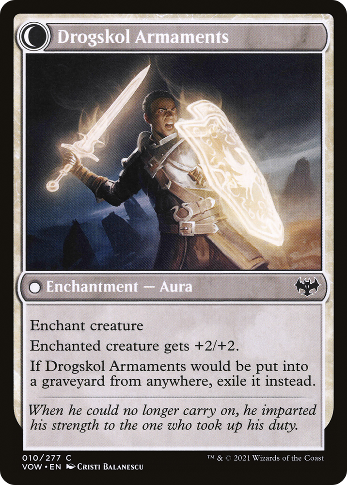 Drogskol Infantry (VOW-010) - Innistrad: Crimson Vow: (Double Faced Transform) Foil