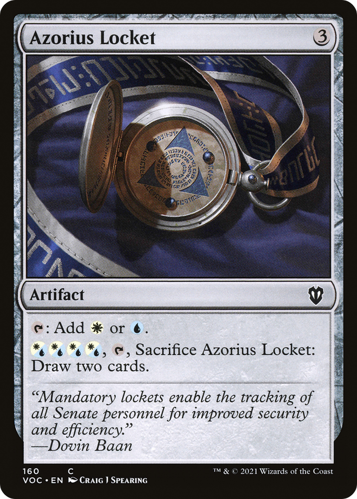 Azorius Locket (VOC-160) - Crimson Vow Commander