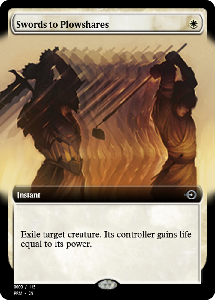 Swords to Plowshares (PRM-86138) - Magic Online Promos Foil